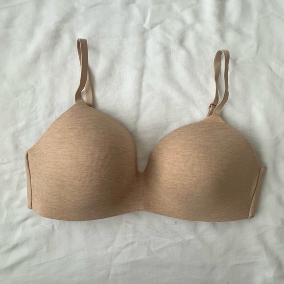 GapBody Breathe Wireless Bra 40C Rugby Tan Neutral Nude - Picture 8 of 8